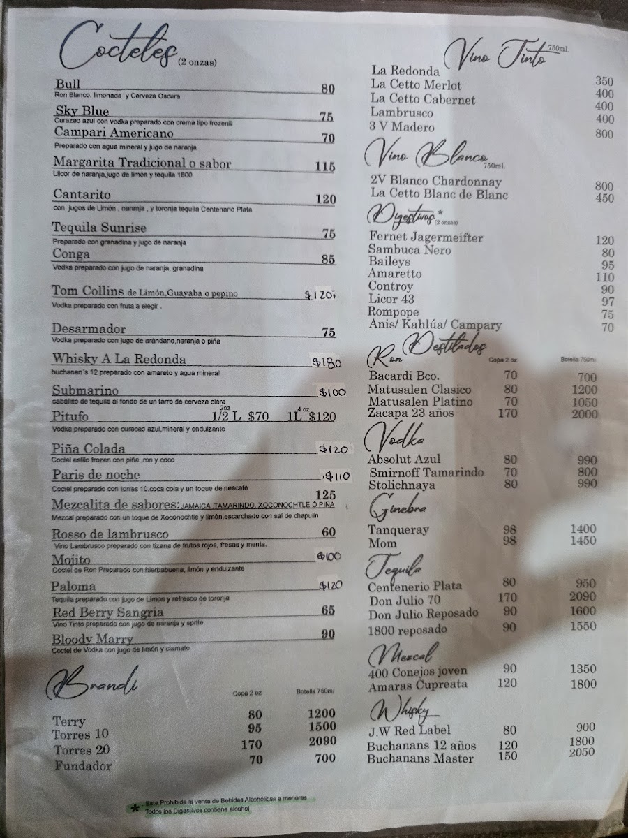 Restaurante La Redonda Menu - Image 3